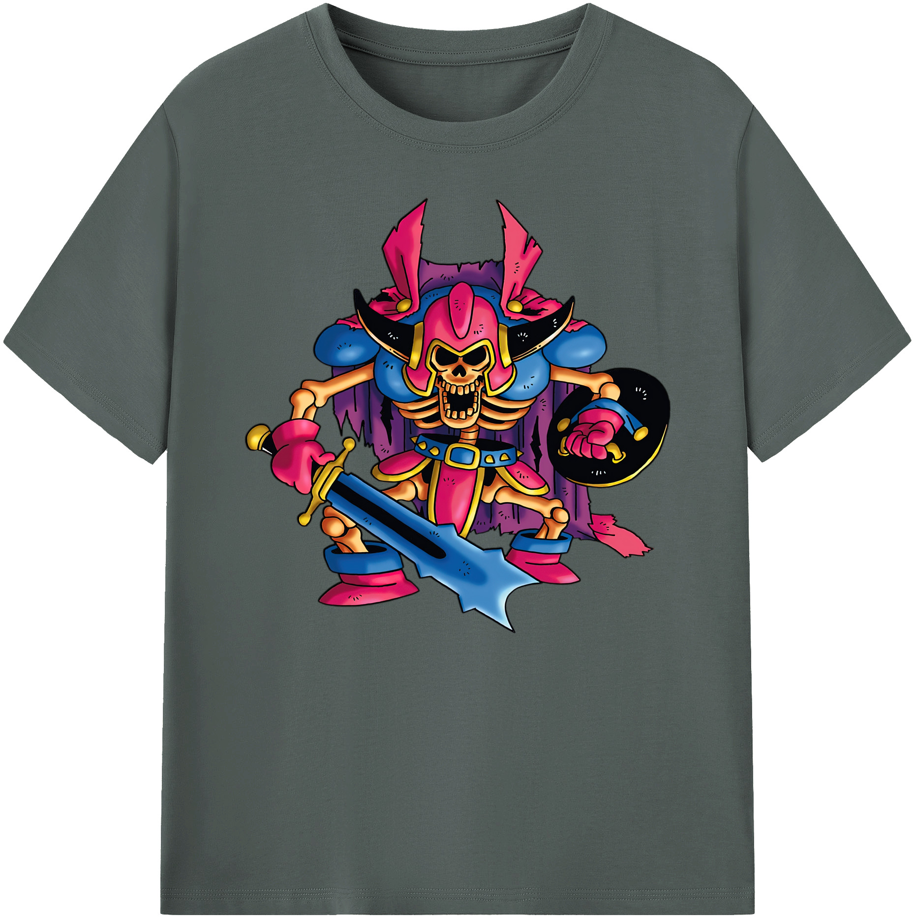 （画像用） ドラゴンクエスト Doragon Kuesuto Dragon Quest 綿100％ メンズ半袖Tシャツ｜肌触りやわらか＆通気性
